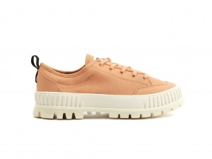 Basket Palladium Pallashock Lo Organic 2 Homme Sandstone | GS1345620