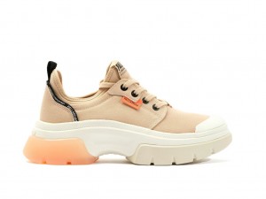 Basket Palladium Pallawave Lo Metro Femme Beige | MH3715862