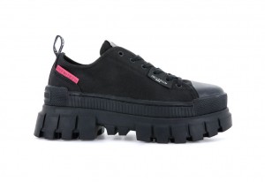 Basket Palladium Revolt Lo Tx Femme Noir Noir | XP3149782