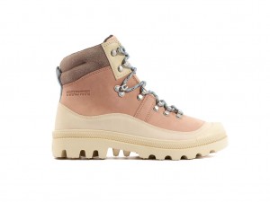 Botte Palladium Pallabrousse Hkr Wp+ Femme Beige Marron | CZ5817349