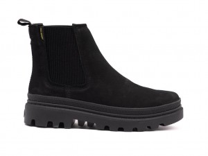 Botte Palladium Pallatrooper Chelsea Homme Noir Noir | ON3184506