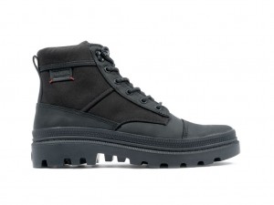 Botte Palladium Pallatrooper Rough Homme Noir | LH6308752