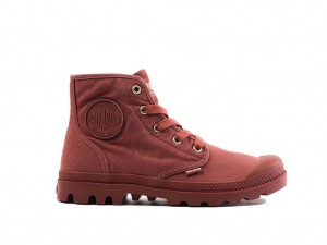 Botte Palladium Pampa Hi Femme Rouge | BD2193054