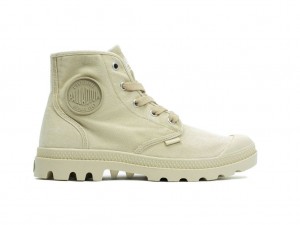 Botte Palladium Pampa Hi Femme Sahara/Ecru | IB5840379