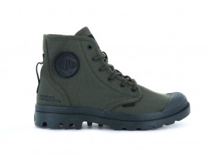 Botte Palladium Pampa Hi Htg Supply Femme Vert Olive | UV5260184