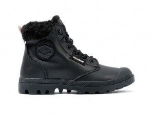 Botte Palladium Pampa Hi Snow Warm Femme Noir | MK2398651