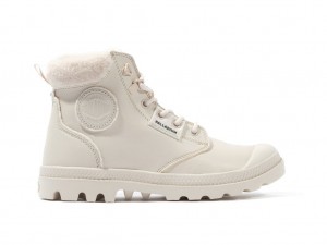 Botte Palladium Pampa Hi Snow Warm Femme Almond Milk | BT3276084