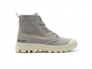Botte Palladium Pampa Hi Zip Organic Homme Grise | KJ4839516