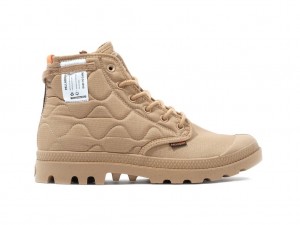 Botte Palladium Pampa Re-quilted Enfant Desert | JL9246701
