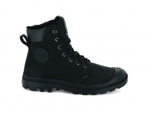 Botte Palladium Pampa Sport Cuff Wps Femme Noir Noir | SM2675490