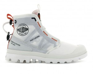 Botte Palladium Pampa Travel Lite Homme Blanche | MN1306728