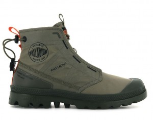 Botte Palladium Pampa Travel Lite Homme Vert | IE3156940