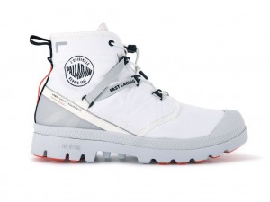 Botte Palladium Pampa Travel Lite+ Waterproof Enfant Blanche | BF1025769