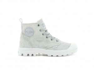 Botte Palladium Pampa Zip Desertwash Femme Blanche | PU2590763