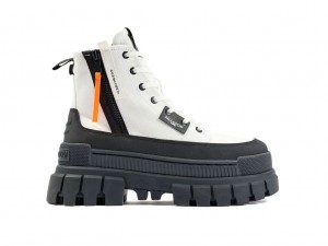 Botte Palladium Revolt Boot Zip Tx Femme Blanche | RV6834902