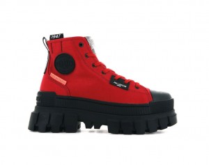 Botte Palladium Revolt Hi Tx Femme Rouge | OC1098642
