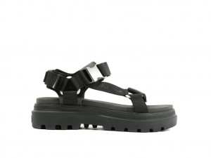 Sandale Palladium Pallacruise Strap Femme Noir Noir | TP2768391