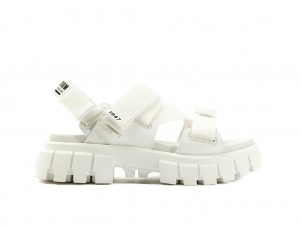Sandale Palladium Revolt Sandal Mono Femme Blanche | HT6789305